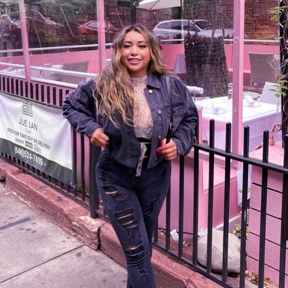 Black jean jacket